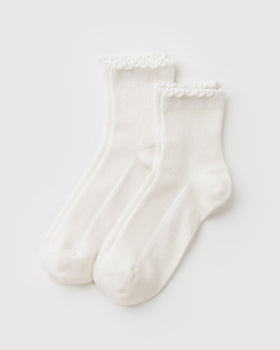 Lettuce Edge Sock Set of 2 A5