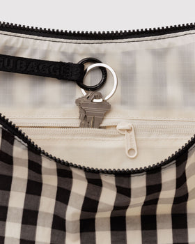 Large Nylon Crescent Bag L9
