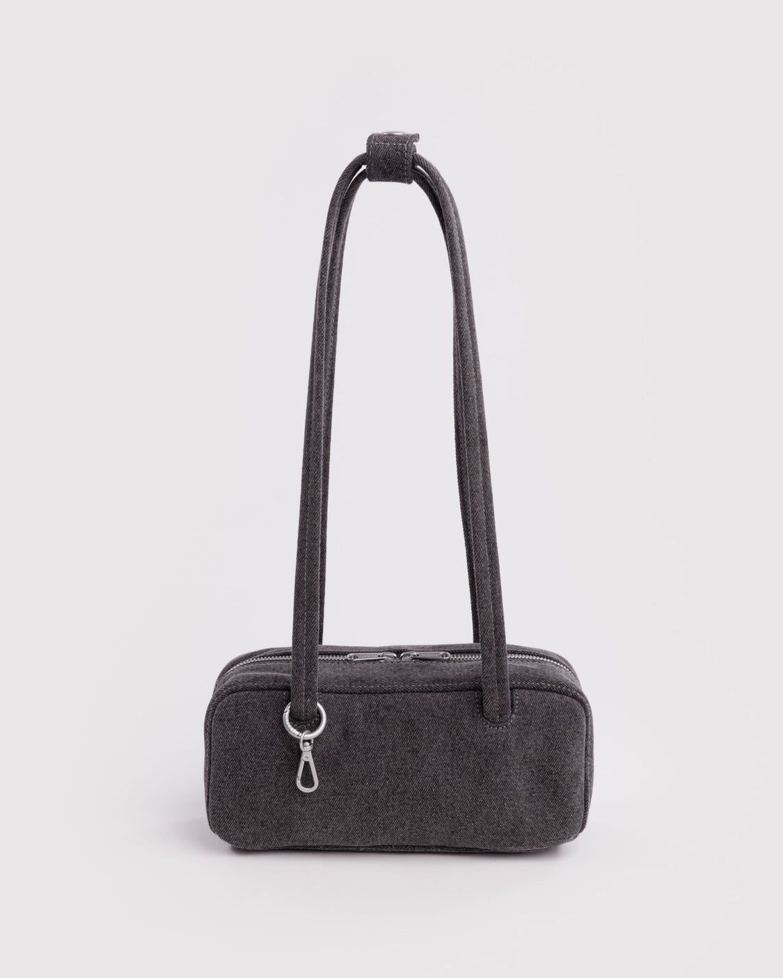 Small Denim Bowler Bag B9