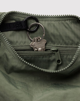 Small Nylon Crescent Bag J1