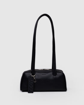 Small Recycled Leather Bowler Bag B4