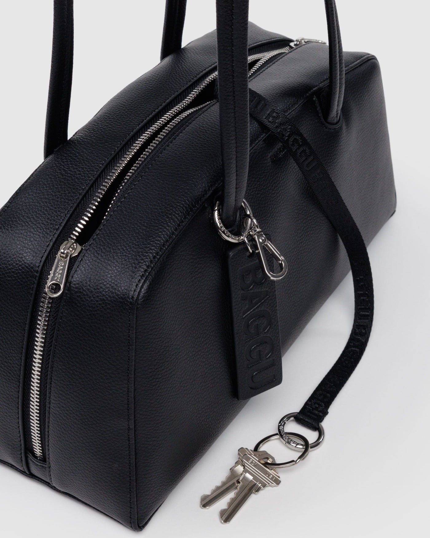 Recycled Leather Bowler Bag H2