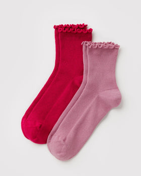 Lettuce Edge Sock Set of 2 A5