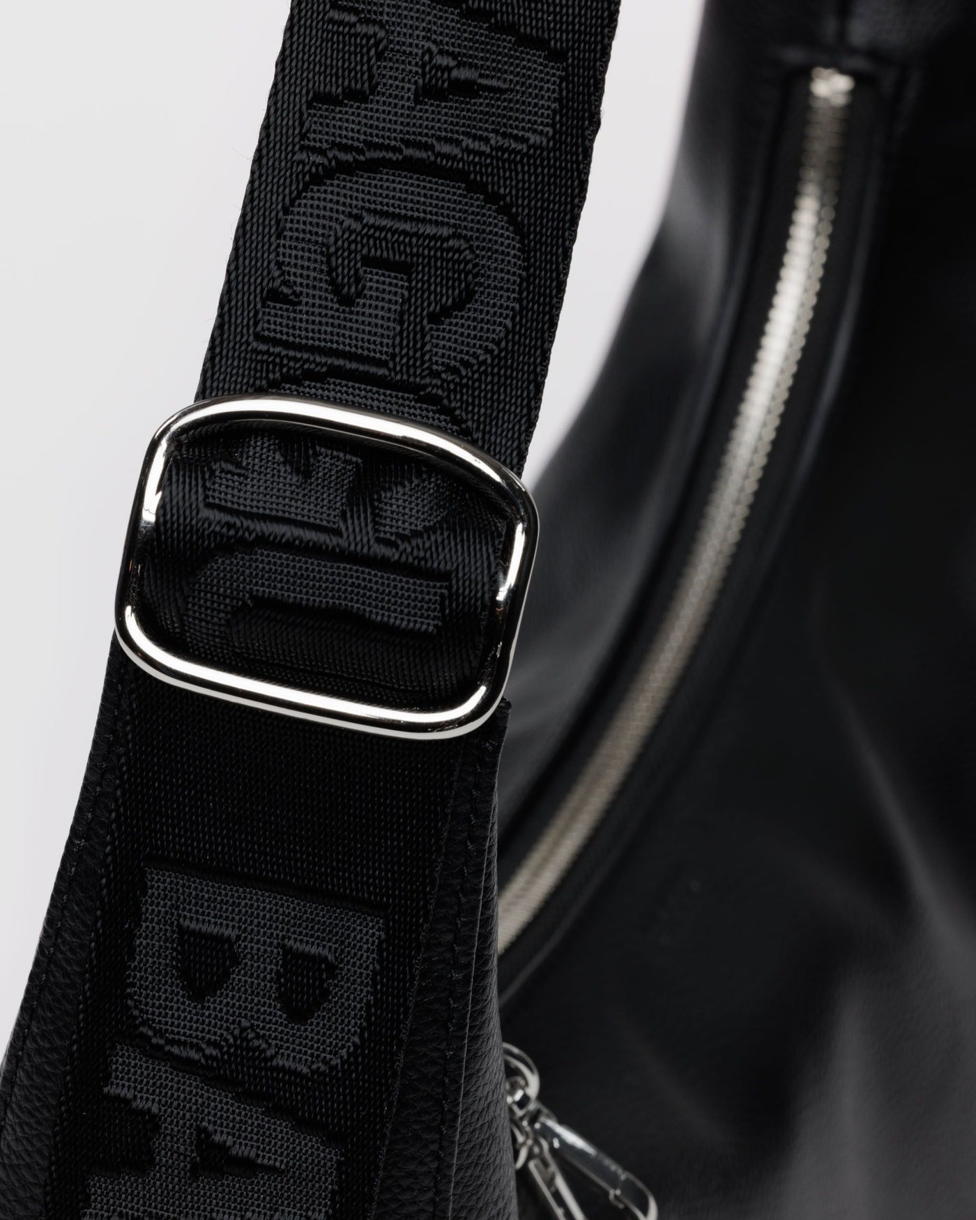 Medium Recycled Leather Crescent Bag X1