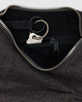 Small Denim Crescent Bag C3