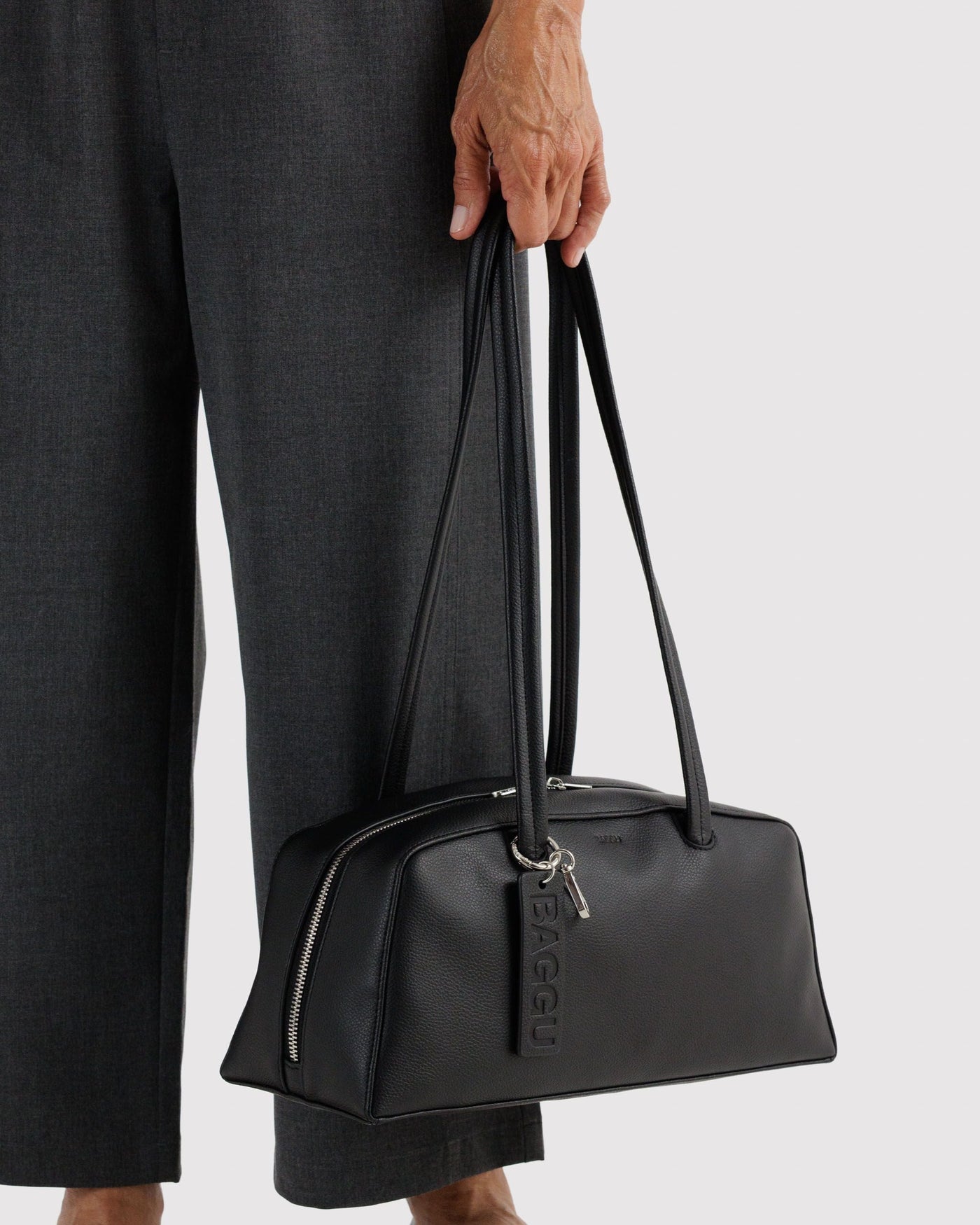 Recycled Leather Bowler Bag H2