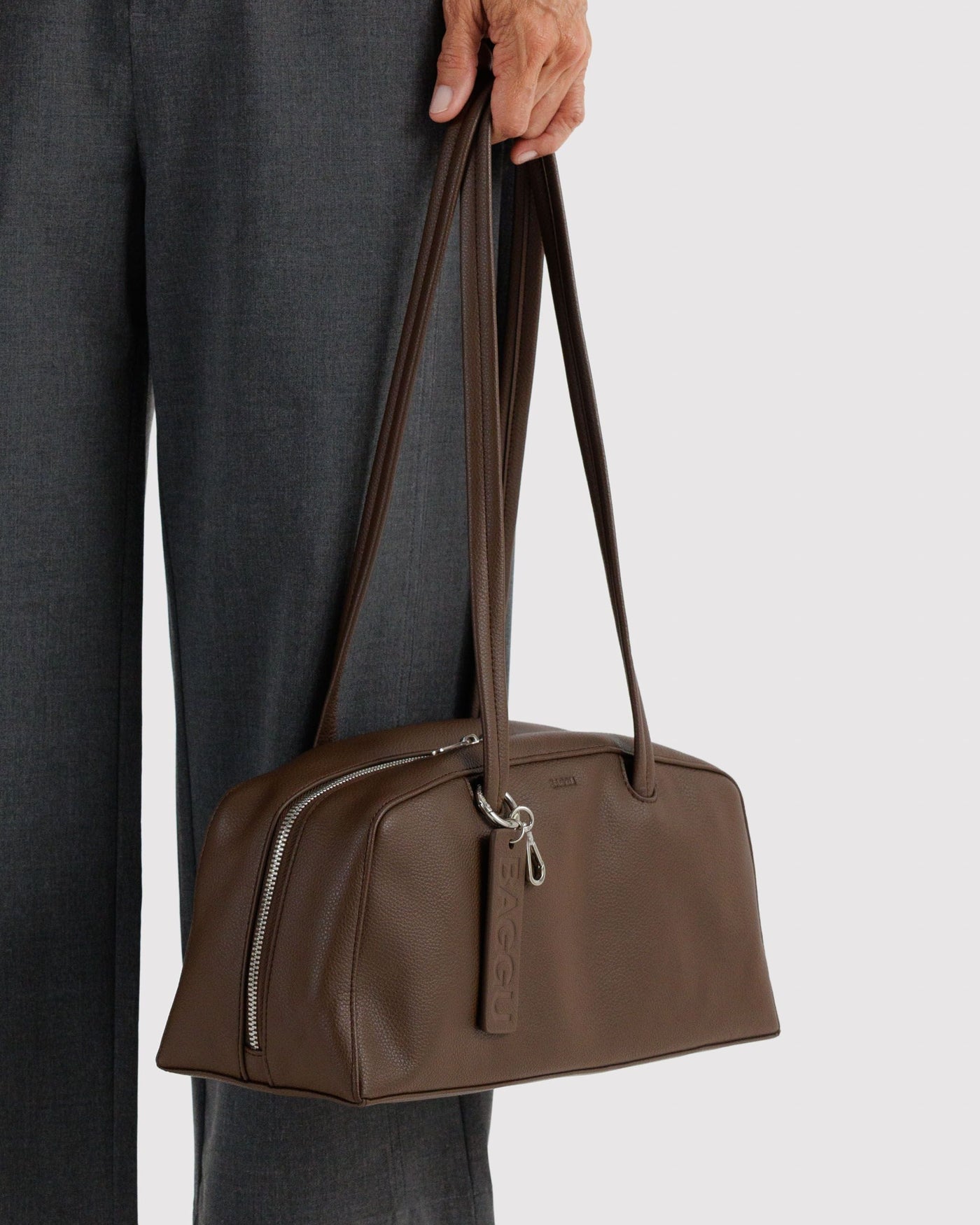 Recycled Leather Bowler Bag H2