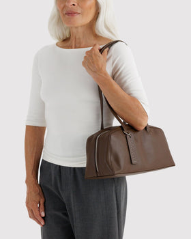 Recycled Leather Bowler Bag H2
