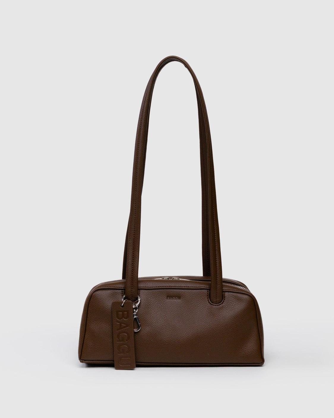 Small Recycled Leather Bowler Bag B4