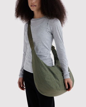 Large Nylon Crescent Bag L9