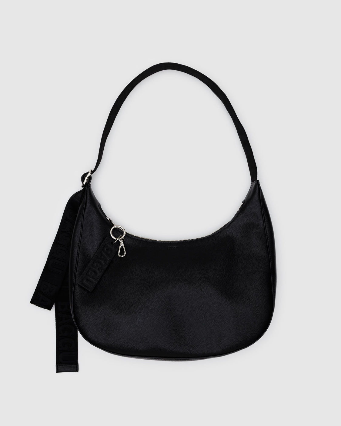 Medium Recycled Leather Crescent Bag X1
