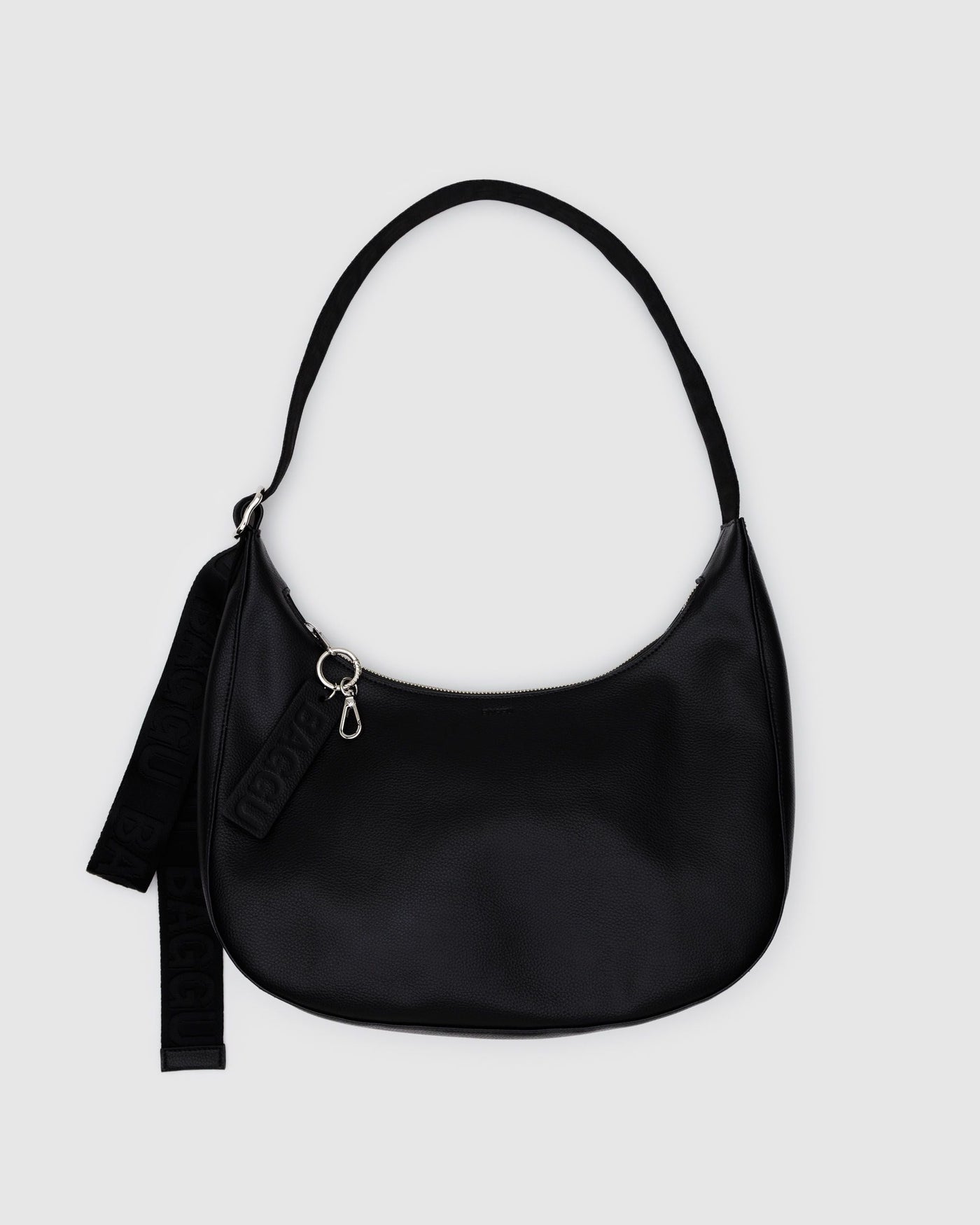 Medium Recycled Leather Crescent Bag X1
